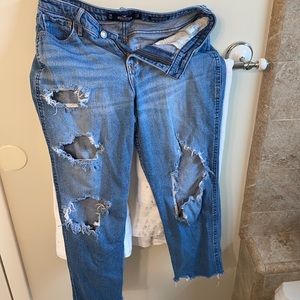 Hollister high rise mom jeans